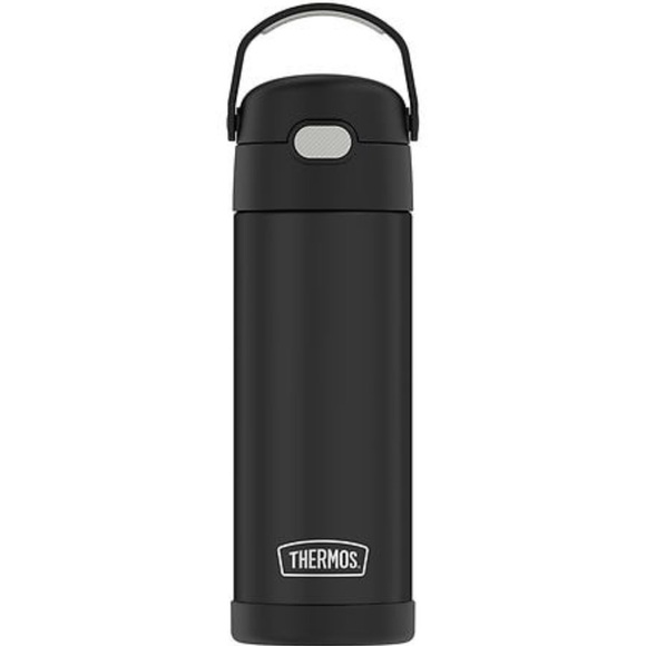 Thermos Kids Funtainer Water Bottle 16 oz- Black and Blue Available! NWT - Picture 1 of 2